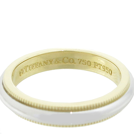 Tiffany(Ƽ�Ĵ�) PT950(�÷�Ƽ��)+18K ��� �޺� �б׷��� 3MM ����-9ȣ �̹���2 - ���̺��� �߰���ǰ