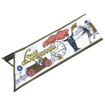 Louis Vuitton(���̺���) M75407 BANDEAU LV COMICS 100% ��ũ �浵 ��ī�� �̹���2 - ���̺��� �߰���ǰ