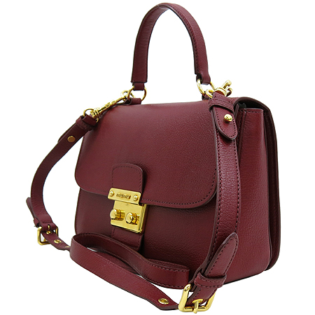 MiuMiu(�̿�̿�) RN0726 MADRAS RUBINO ��� ���巹�� ����ΰ� �� ��� ��Ʈ�� + �����Ʈ�� 2WAY �̹���3 - ���̺��� �߰���ǰ