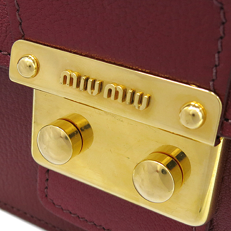 MiuMiu(�̿�̿�) RN0726 MADRAS RUBINO ��� ���巹�� ����ΰ� �� ��� ��Ʈ�� + �����Ʈ�� 2WAY �̹���4 - ���̺��� �߰���ǰ