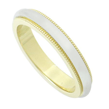 Tiffany(Ƽ�Ĵ�) PT950(�÷�Ƽ��)+18K ��� �޺� �б׷��� 3MM ���� �̹���3 - ���̺��� �߰���ǰ