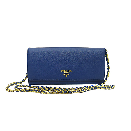 Prada(�����) 1M1290 SAFFIANO METAL BLUETTE ���ǾƳ� ���� ����ΰ� Ŭ��ġ ü�� ũ�ν��� [��������] �̹���2 - ���̺��� �߰���ǰ