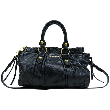 MiuMiu(�̿�̿�) RT0383 ���� Vitello Lux(���ڷ� ����) ���� Bauletto Aperto(�ٿﷹ�� ���丣��) 2WAY �̹���2 - ���̺��� �߰���ǰ