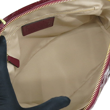 Coach(��ġ) F25705 ���̴�Ʈ DOMED SATCHEL(���� ��ÿ) ��Ʈ�� + ��Ʈ�� �̹���5 - ���̺��� �߰���ǰ