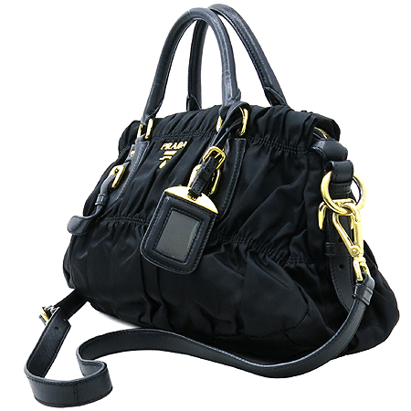 Prada(�����) BN1407 TESSUTO GAUFRE NERO ���� �к긯 ������ ����ΰ� ��Ʈ�� + �����Ʈ�� 2WAY �̹���3 - ���̺��� �߰���ǰ