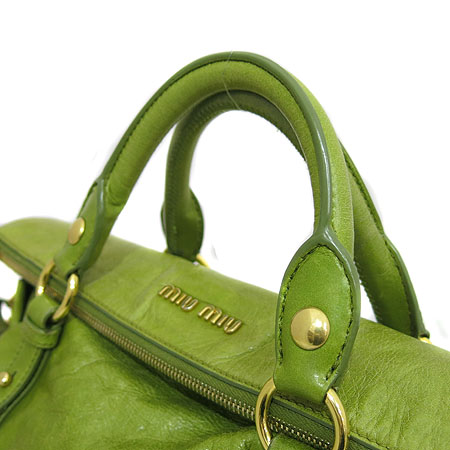 MiuMiu(�̿�̿�) RT0365 VITELLO LUX  EDERA ���� ���� ��� ���� �ΰ� ��ÿ 2WAY [��õ ������] �̹���4 - ���̺��� �߰���ǰ
