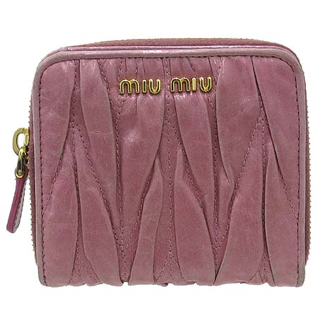 MiuMiu(�̿�̿�) 5M0522 PORTAFOGLIO LAMPO ���� �ΰ� LOTO �÷� ���� ������ �̹���2 - ���̺��� �߰���ǰ