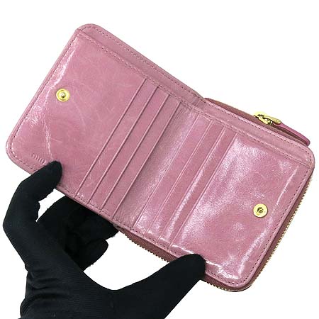 MiuMiu(�̿�̿�) 5M0522 PORTAFOGLIO LAMPO ���� �ΰ� LOTO �÷� ���� ������ �̹���5 - ���̺��� �߰���ǰ