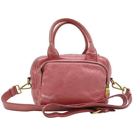 Prada(�����) BN2010 VITELLO SHINE ROSA ���ڷλ��� ��Ƽ����ũ ��Ƽ���� ��Ʈ�� + �����Ʈ�� 2WAY �̹���2 - ���̺��� �߰���ǰ
