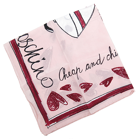 Moschino(��Ű��) 100% ��ũ �ڶ� ��ī�� �̹���2 - ���̺��� �߰���ǰ