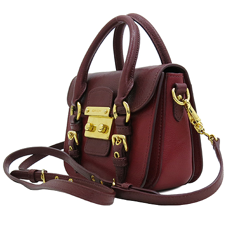 MiuMiu(�̿�̿�) RN1020 ���� �ΰ���� ����� ��÷η� ��Ʈ�� + ũ�ν� ��Ʈ�� �̹���3 - ���̺��� �߰���ǰ