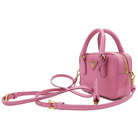 Prada(�����) BL0705 �ﰢ �ΰ� ��� ��ũ SAFFIANO(���ǾƳ�) �̴� ��Ʈ�� + ��� ��Ʈ�� �̹���3 - ���̺��� �߰���ǰ