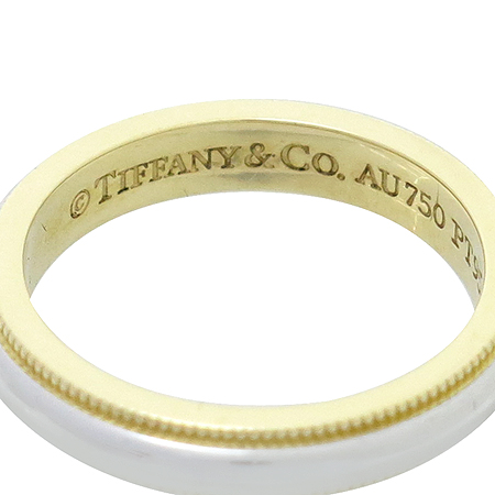 Tiffany(Ƽ�Ĵ�) PT950(�÷�Ƽ��)+18K ��� �޺� �б׷��� 3MM ���� �̹���4 - ���̺��� �߰���ǰ