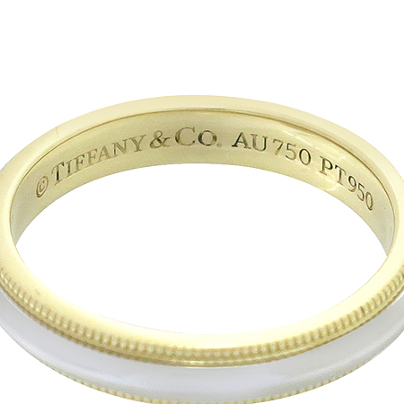 Tiffany(Ƽ�Ĵ�) PT950(�÷�Ƽ��)+18K ��� �޺� �б׷��� 3MM ���� - 15 ȣ �̹���4 - ���̺��� �߰���ǰ