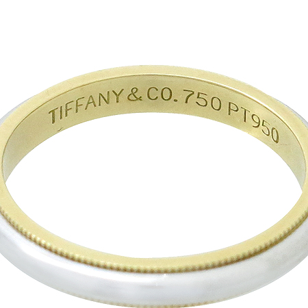 Tiffany(Ƽ�Ĵ�) PT950(�÷�Ƽ��)+18K ��� �޺� �б׷��� 3MM ���� -21ȣ �̹���3 - ���̺��� �߰���ǰ