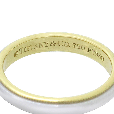 Tiffany(Ƽ�Ĵ�) PT950(�÷�Ƽ��)+18K ��� �޺� �б׷��� 3MM ���� -13.5 �̹���3 - ���̺��� �߰���ǰ