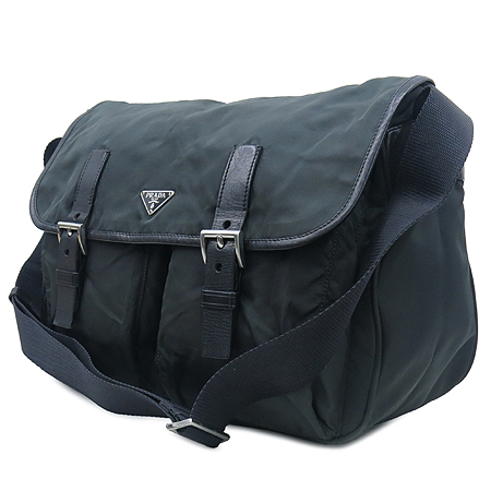 Prada(�����) BT0171 VELA SPORT PIOMBO NERO ��ũīŰ �к긯 ���� ȥ�� ���� �޽��� ũ�ν��� �̹���3 - ���̺��� �߰���ǰ