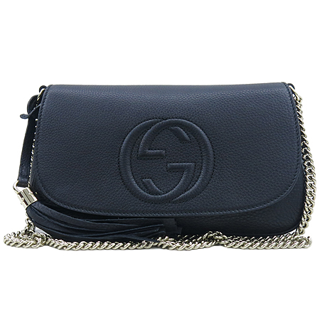 Gucci(����) 336752 SOHO ���ͷ�ŷ ��Ƽġ ���� CALF ����Ż ü�� ����� ũ�ν��� �̹���2 - ���̺��� �߰���ǰ