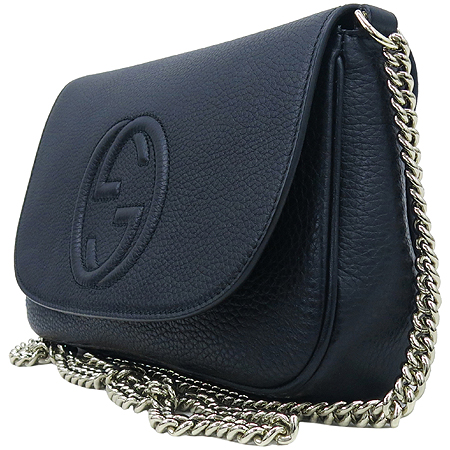 Gucci(����) 336752 SOHO ���ͷ�ŷ ��Ƽġ ���� CALF ����Ż ü�� ����� ũ�ν��� �̹���3 - ���̺��� �߰���ǰ