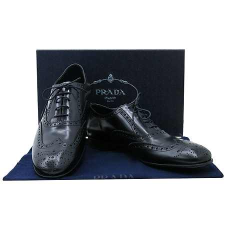Prada() 2EA118 VITELLO ENGLAND LEATHER  OXFORD  