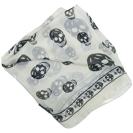 ALEXANDER MCQUEEN(�˷���� ����) ��ũ 100% ���� CHIFFON ��ī�� �̹���2 - ���̺��� �߰���ǰ