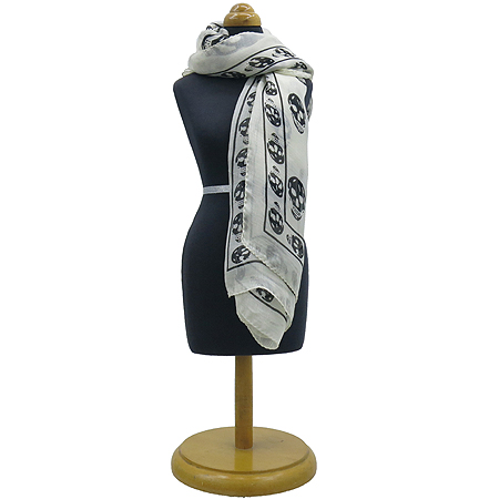 ALEXANDER MCQUEEN(�˷���� ����) ��ũ 100% ���� CHIFFON ��ī�� �̹���4 - ���̺��� �߰���ǰ