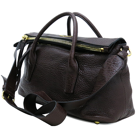 MiuMiu(�̿�̿�) RN0993 BISONTE COCCO ���ھ� ���� ����ΰ� ��Ʈ�� + �����Ʈ�� 2WAY �̹���3 - ���̺��� �߰���ǰ