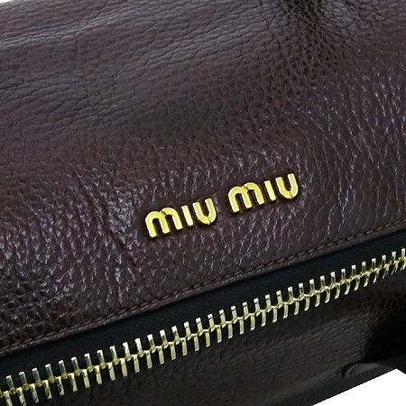 MiuMiu(�̿�̿�) RN0993 BISONTE COCCO ���ھ� ���� ����ΰ� ��Ʈ�� + �����Ʈ�� 2WAY �̹���4 - ���̺��� �߰���ǰ