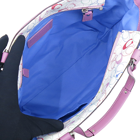 Coach(��ġ) 16874 ��Ƽ �÷� �ñ׳�ó �ΰ� PVC ��ũ ���� Ʈ���� ��Ʈ�� �̹���5 - ���̺��� �߰���ǰ