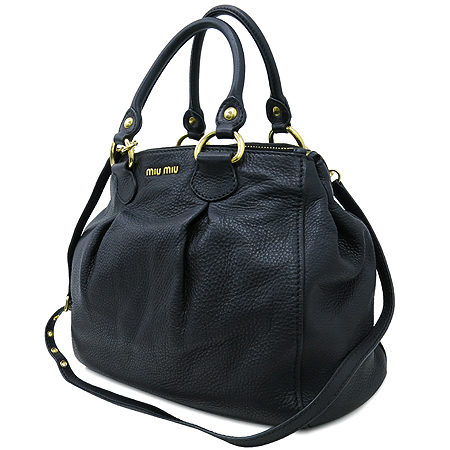 MiuMiu(�̿�̿�) RN0620 VITELLO CARIBU ���� ���� ��� ���� ��Ʈ�� + ��� ��Ʈ�� �̹���3 - ���̺��� �߰���ǰ