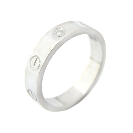 Cartier(��쿡) B4050551 18K ȭ��Ʈ��� 1����Ʈ ���̾� �̴� ���긵 ���� ���� - 11ȣ [��õ��] �̹���2 - ���̺��� �߰���ǰ