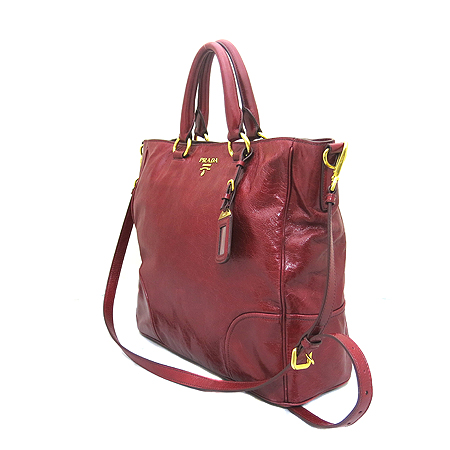 Prada(�����) BN2323 ��� ��Ż �ΰ� VITELLO SHINE(���ڷλ���) 2WAY [���빮��] �̹���2 - ���̺��� �߰���ǰ