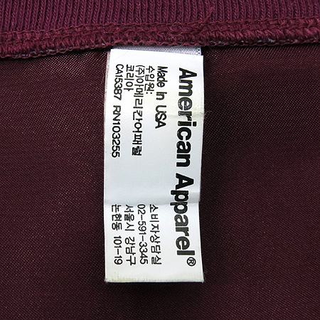 American Apparel(�Ƹ޸�ĭ ���䷲) ���ǵ� ���� ���� �̹���4 - ���̺��� �߰���ǰ