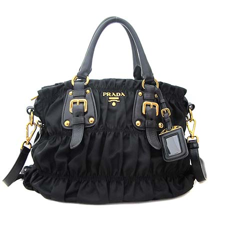 Prada(�����) BN1336 TESSUTO GAUFRE NERO ���� �к긯 ������ ����ΰ� 2WAY [��õ ������] �̹���2 - ���̺��� �߰���ǰ