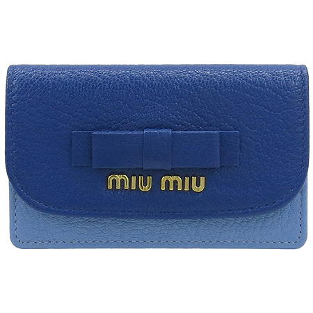 MiuMiu(�̿�̿�) 5M1122 MADRAS BICOLORE ����ī�� ���� �̹���2 - ���̺��� �߰���ǰ