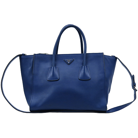 Prada(�����) BN2462 CITY CALF BLUETTE ���緹�� ���� �� ���� �ﰢ�ΰ� ��Ʈ�� + �����Ʈ�� 2WAY [�λ꼾�Һ���] �̹���2 - ���̺��� �߰���ǰ