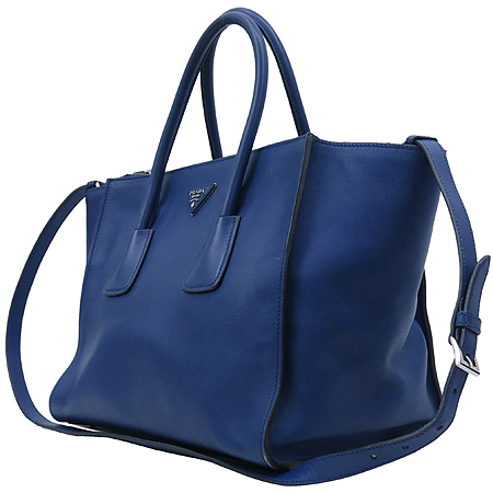 Prada(�����) BN2462 CITY CALF BLUETTE ���緹�� ���� �� ���� �ﰢ�ΰ� ��Ʈ�� + �����Ʈ�� 2WAY [�λ꼾�Һ���] �̹���3 - ���̺��� �߰���ǰ