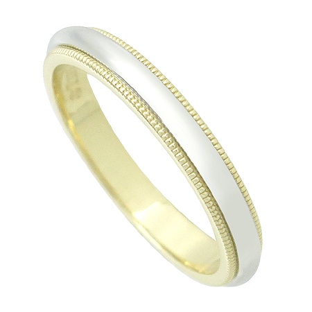 Tiffany(Ƽ�Ĵ�) PT950(�÷�Ƽ��)+18K ��� �޺� �б׷��� 3MM ���� �̹���3 - ���̺��� �߰���ǰ