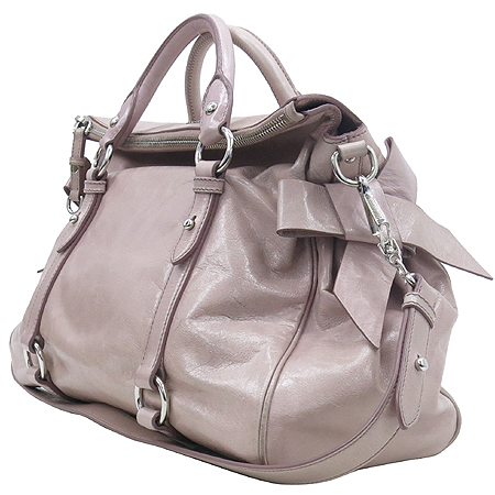 MiuMiu(�̿�̿�) RT0365 ���� �ΰ� ��ũ VITELLO LUX ������� ��ÿ 2WAY �̹���3 - ���̺��� �߰���ǰ