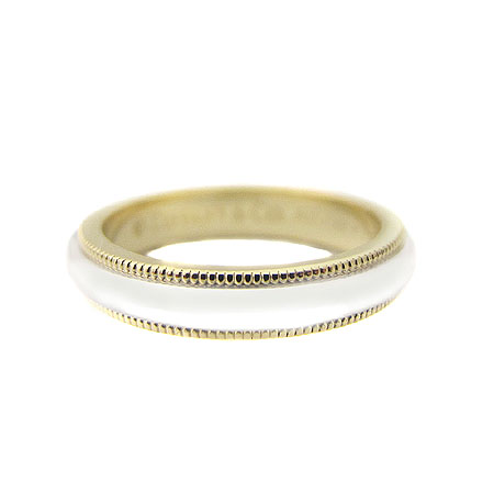 Tiffany(Ƽ�Ĵ�) PT950(�÷�Ƽ��)+18K ��� �޺� �б׷��� 3MM ���� 8ȣ [��õ��] �̹���2 - ���̺��� �߰���ǰ