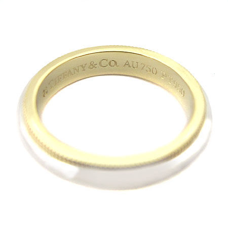 Tiffany(Ƽ�Ĵ�) PT950(�÷�Ƽ��)+18K ��� �޺� �б׷��� 3MM ���� 8ȣ [��õ��] �̹���3 - ���̺��� �߰���ǰ