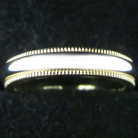 Tiffany(Ƽ�Ĵ�) PT950(�÷�Ƽ��)+18K ��� �޺� �б׷��� 3MM ���� 8ȣ [��õ��] �̹���4 - ���̺��� �߰���ǰ