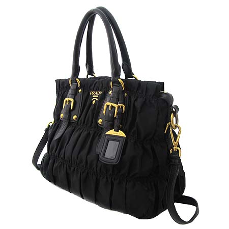 Prada(�����) BN1336 TESSUTO GAUFRE NERO ���� �к긯 ������ ����ΰ� 2WAY [��õ ������] �̹���2 - ���̺��� �߰���ǰ