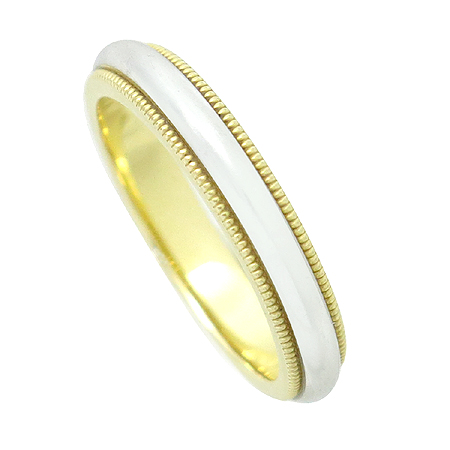 Tiffany(Ƽ�Ĵ�) PT950(�÷�Ƽ��)+18K ��� �޺� �б׷��� 3MM ���� �̹���3 - ���̺��� �߰���ǰ