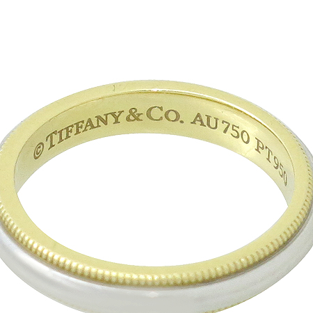 Tiffany(Ƽ�Ĵ�) PT950(�÷�Ƽ��)+18K ��� �޺� �б׷��� 3MM ���� �̹���4 - ���̺��� �߰���ǰ