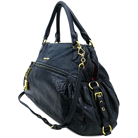 MiuMiu(�̿�̿�) RR1424 �簡�� ���� ��� �� ��Ƽ�� 2WAY �̹���3 - ���̺��� �߰���ǰ