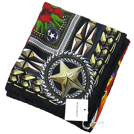 GIVENCHY(�����) 100% ��ũ Floral print ��ī�� �̹���2 - ���̺��� �߰���ǰ