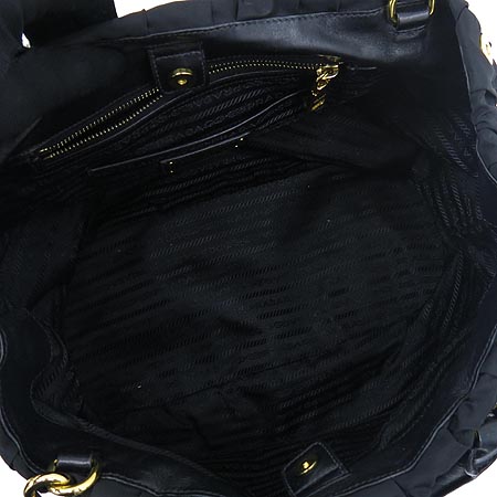Prada(�����) BN1792 TESSUTO GAUFRE NERO ���� �к긯 ������ ����ΰ� ��Ʈ�� + �����Ʈ�� 2WAY �̹���6 - ���̺��� �߰���ǰ