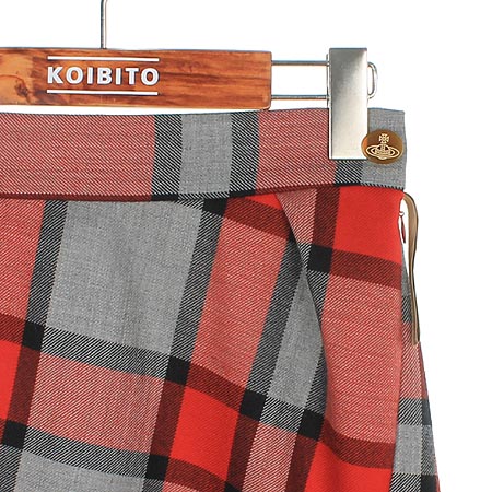 Vivienne_Westwood(���ȿ���Ʈ���) S26MA0260 S43103 001F RED LABEL ���� Ÿźüũ ��ĿƮ ġ�� �̹���2 - ���̺��� �߰���ǰ