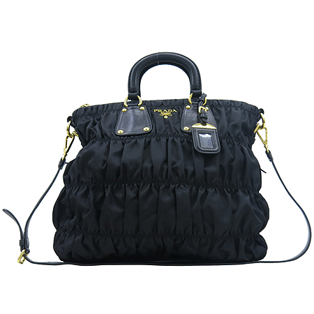 Prada(�����) BN1935 TESSUTO GAUFRE NERO ���� �к긯 ������ ��Ʈ�� + ��� ��Ʈ�� �̹���2 - ���̺��� �߰���ǰ